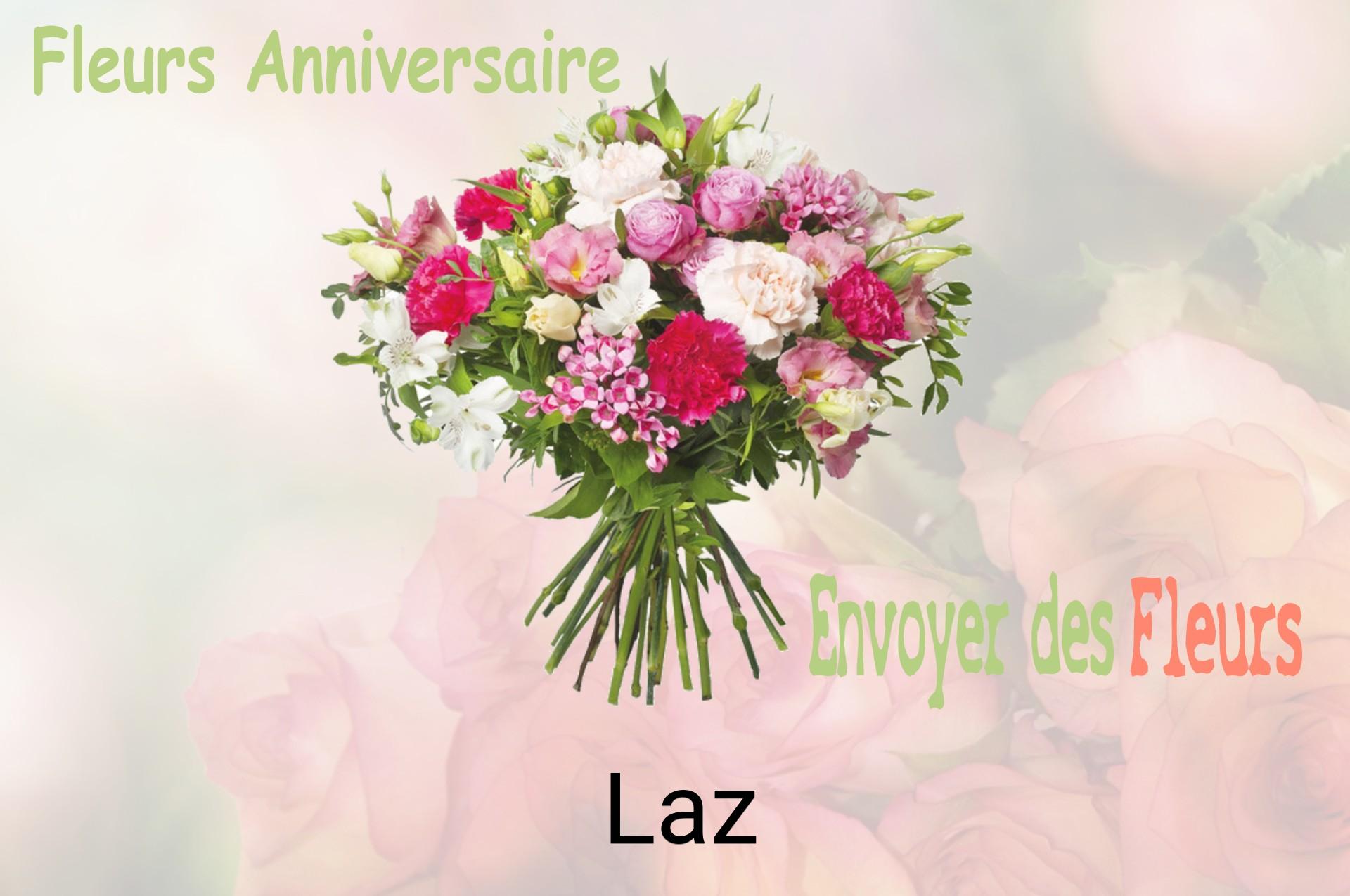 Bouquet de fleurs d’anniversaire livré à Laz